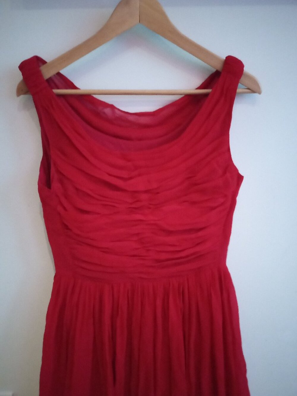 Moulinette Soeurs Red Silk Dress